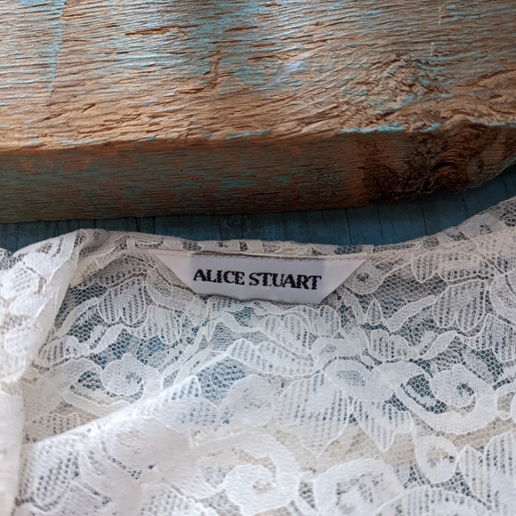 Vintage 80s Alice Stuart blouse - Picture 4 of 13